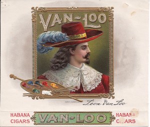 Van Loo cigar label